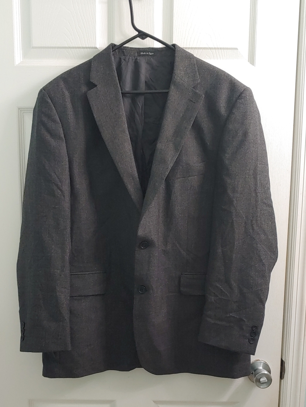 Alexandre London Savile Row Blazer Men's 46 Gray 2 Button Sport Coat